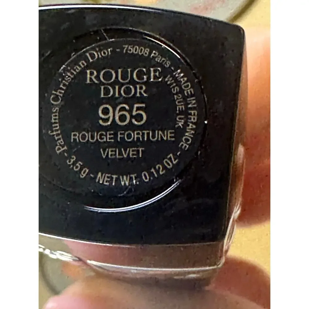 Rouge Dior Limited Edition - 965 ROUGE FORTUNE Velvet - NEW - NO BOX